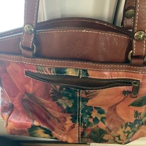 Patricia Nash Leather Satchel Shoulder Bag